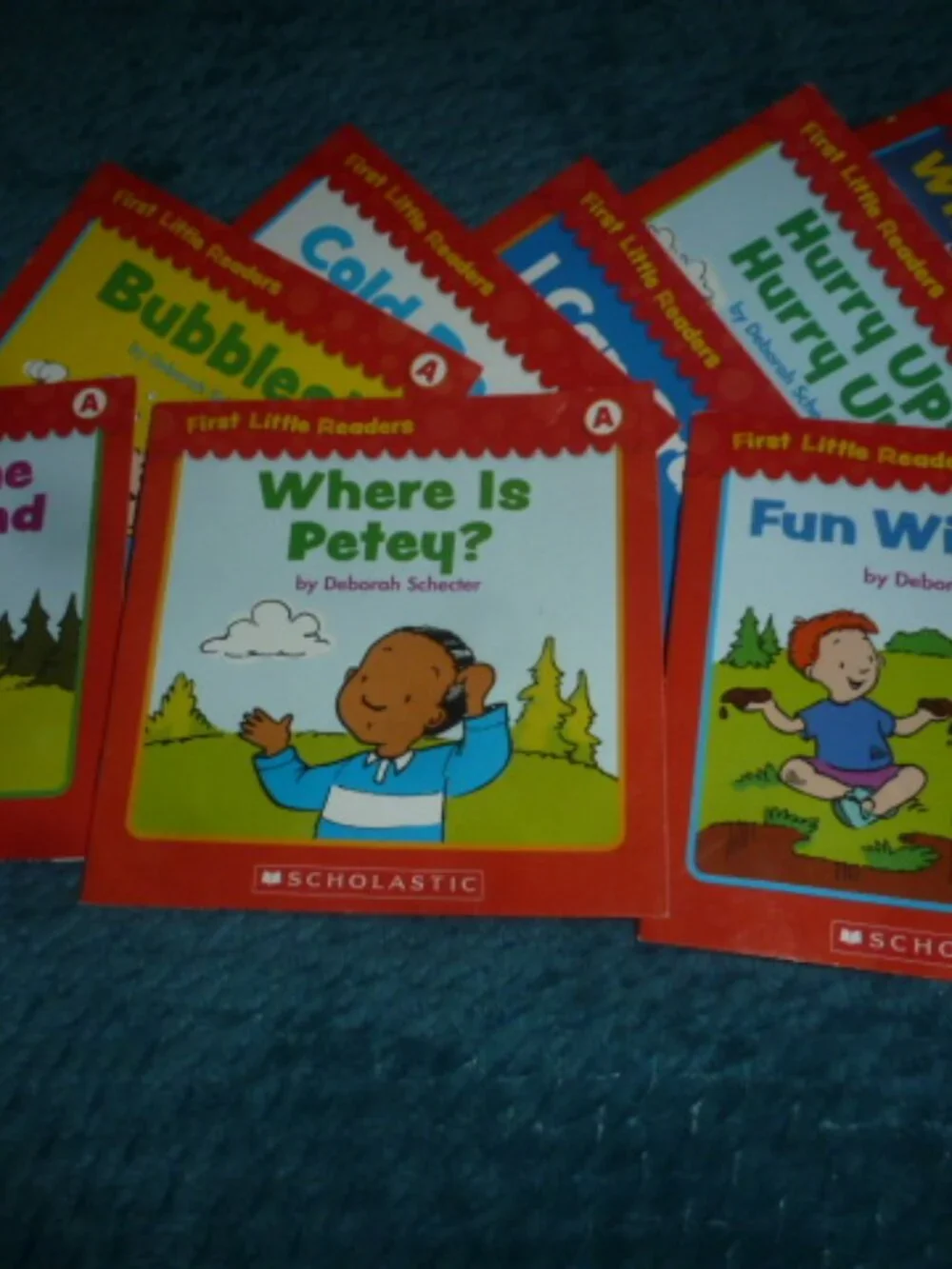 Scholastic First Little Readers Level A Book Lot – 8 Books by Deborah Schecter